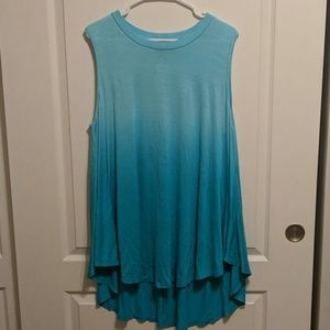 Lane Bryant Blue Ombre Tank
